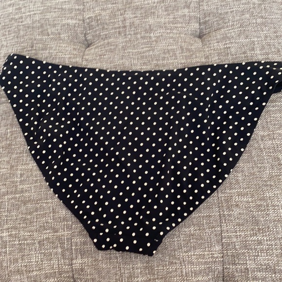 Tory Burch Black w/ tan Polka Dot Bikini Bottom M - Picture 4 of 4